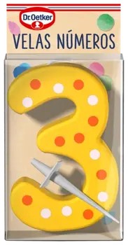Dr. Oetker Velas número 3