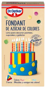 Dr. Oetker Fondant de azúcar de colores