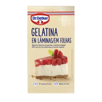 Dr. Oetker Gelatina Neutra en Láminas