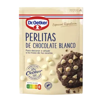 Dr. Oetker Perlitas de chocolate blanco