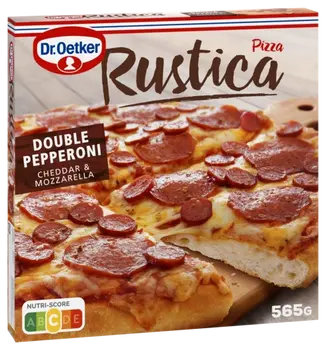Dr. Oetker Rustica Double Pepperoni Cheddar&M.
