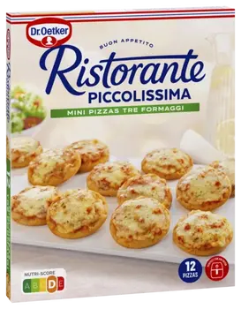 Dr. Oetker Mini Pizzas Ristorante 3 Formaggi