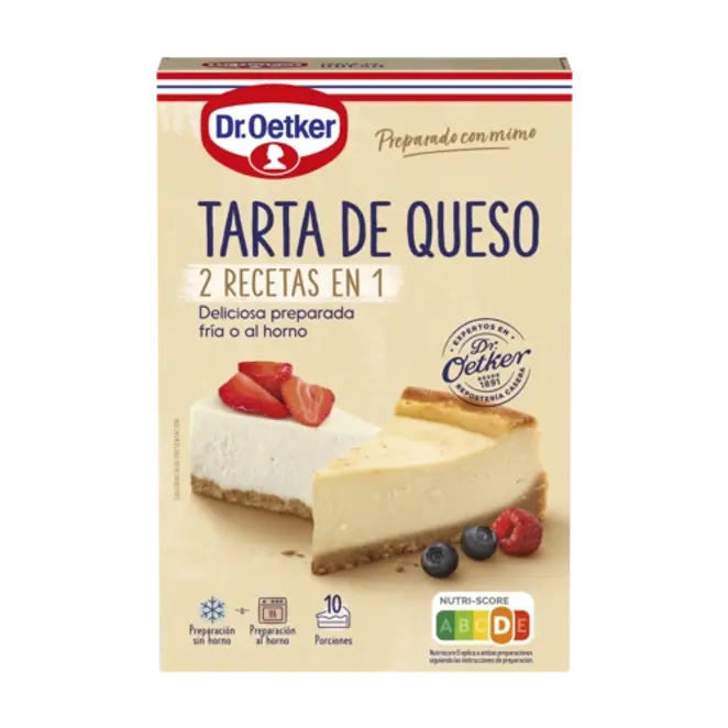 Dr. Oetker Tarta de queso 2 en 1