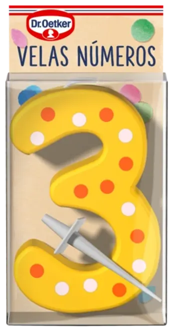 Dr. Oetker Velas número 3