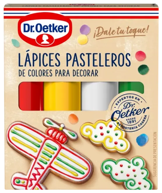 Dr. Oetker Lápices pasteleros de colores