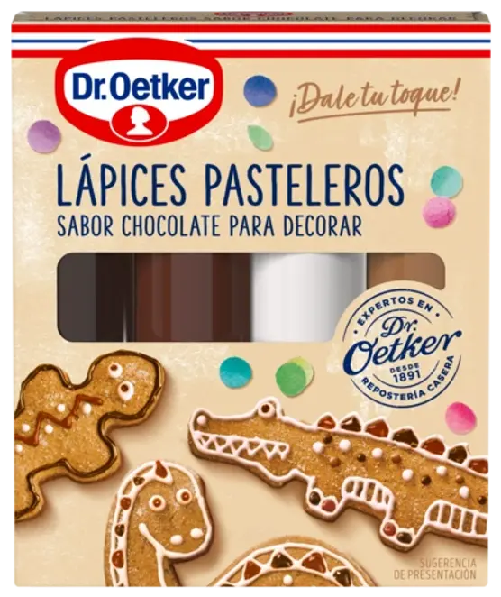 Dr. Oetker Lápices pasteleros de chocolate