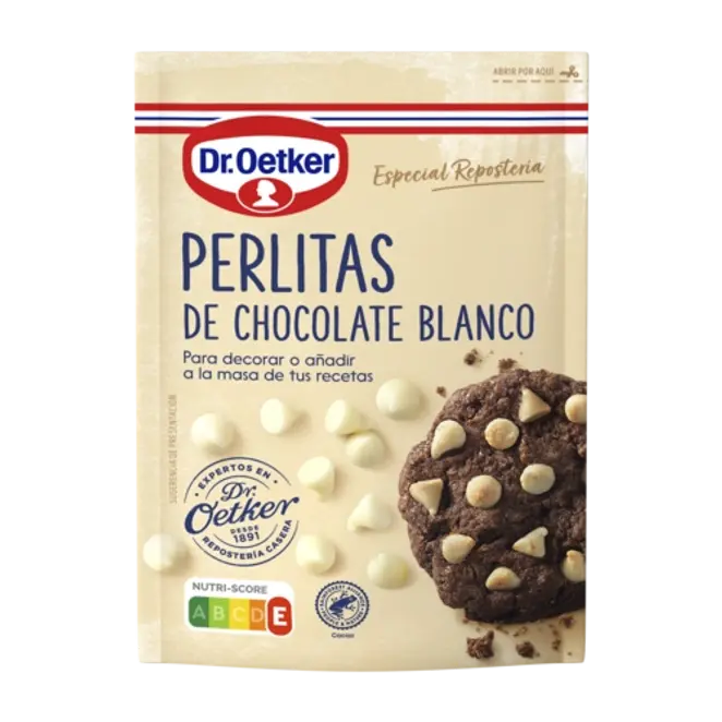 Dr. Oetker Perlitas de chocolate blanco