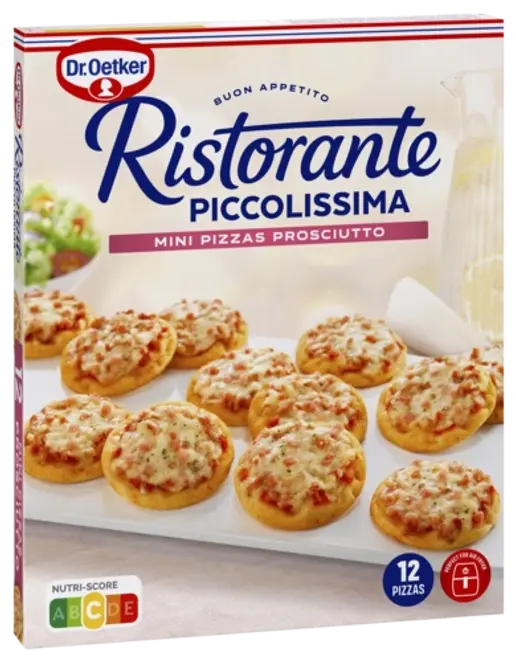 Dr. Oetker Mini Pizzas Ristorante Prosciutto