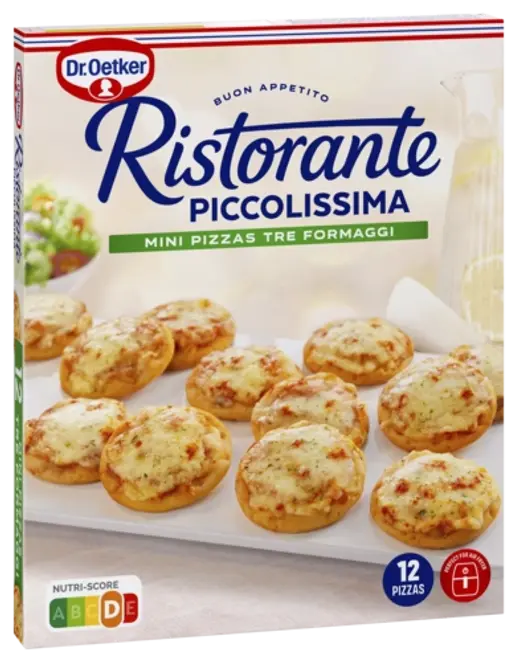 Dr. Oetker Mini Pizzas Ristorante 3 Formaggi