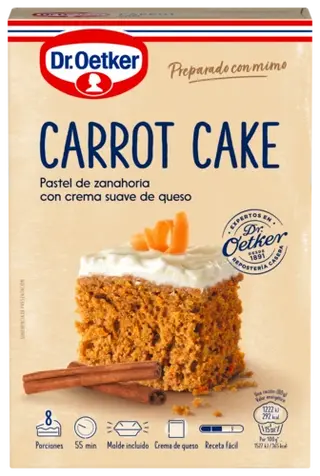Pasteles de Zanahorias Dr. Oetker