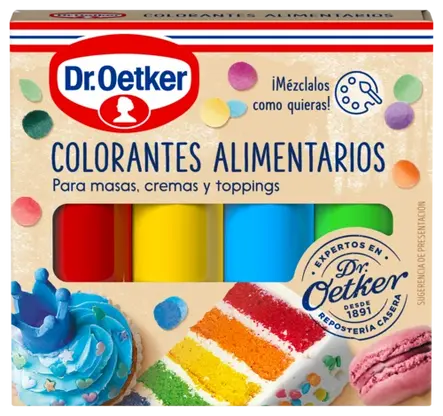 Colorantes Alimentarios Dr. Oetker