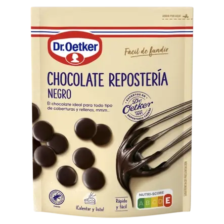 Chocolate Negro para Repostería Dr.Oetker