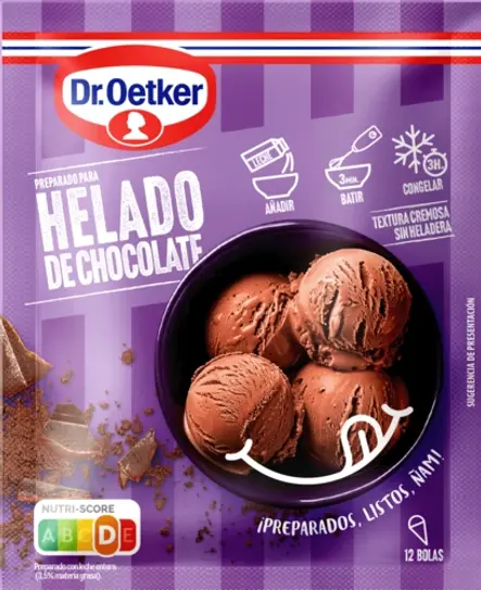 Helado de Chocolate Dr.Oetker