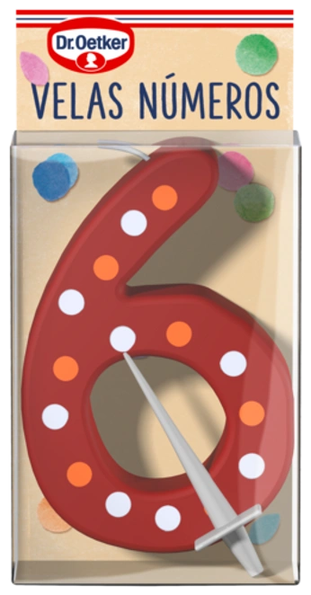 Dr. Oetker Velas número 6
