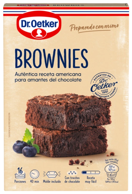 Preparado para Brownies Dr. Oetker