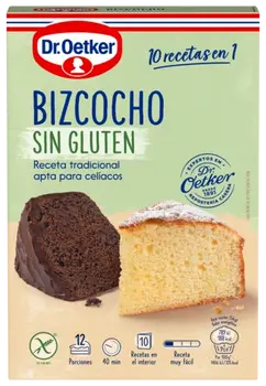Dr. Oetker Bizcocho Sin Gluten 10 en 1