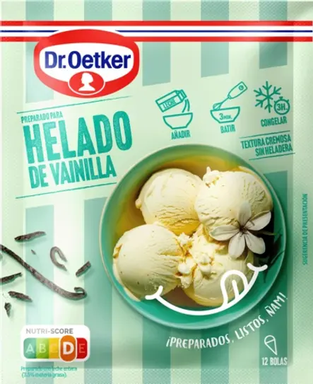 Helado de Vainilla Dr.Oetker