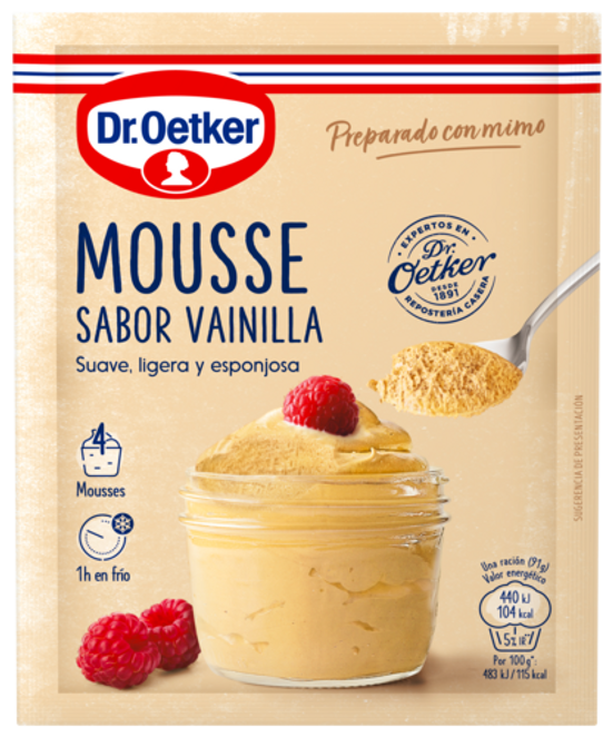 Dr. Oetker Mousse de vainilla