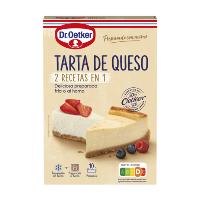 Dr. Oetker Tarta de queso 2 en 1