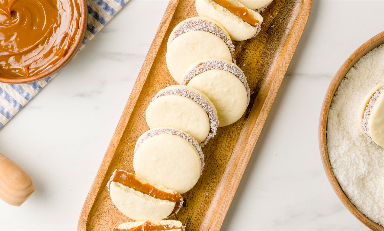 Alfajores de dulce de leche
