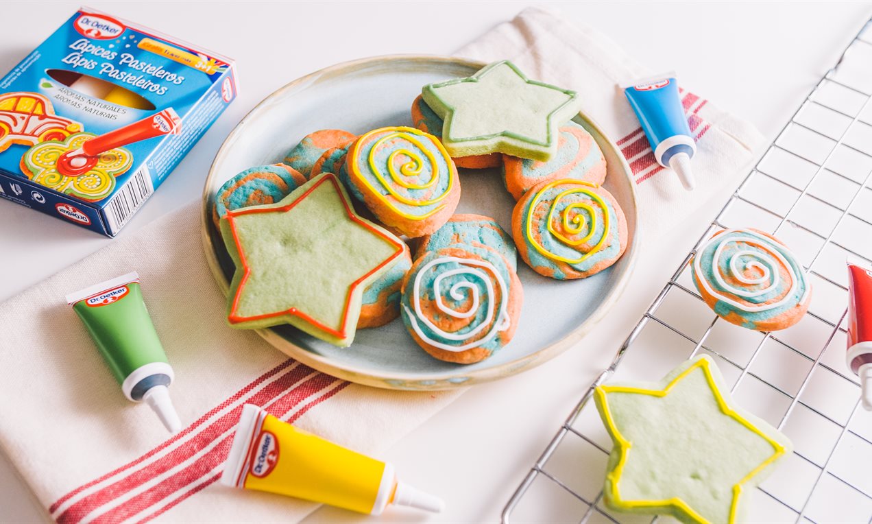 Masa de Colores para Galletas