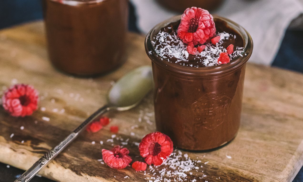Mousse Vegana de Chocolate