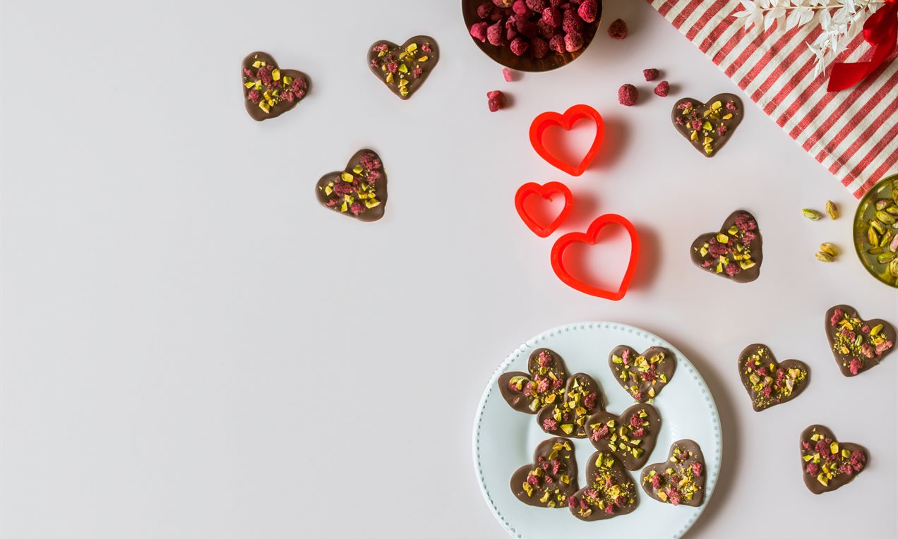 Corazones de Chocolate