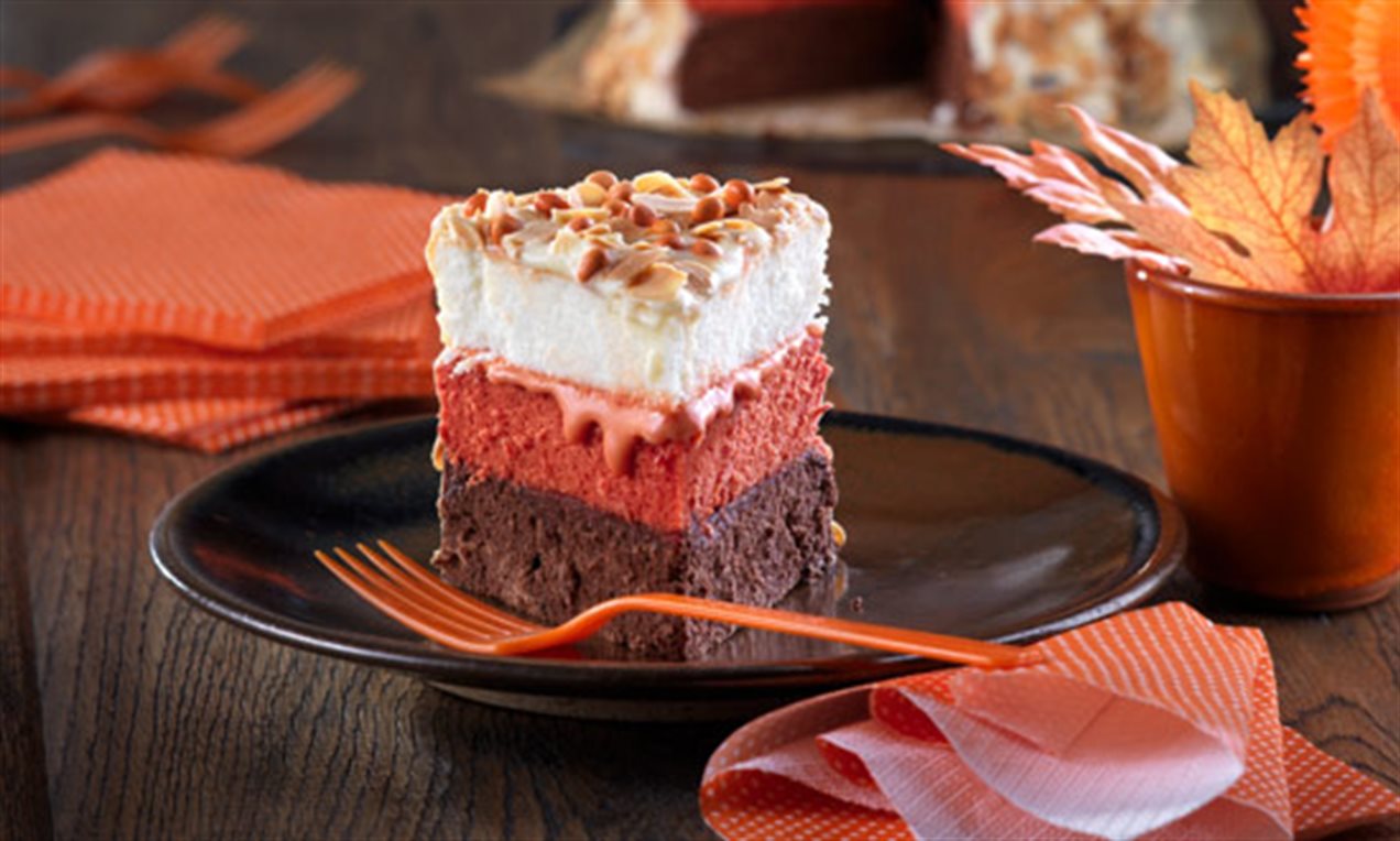 Tarta de tres colores