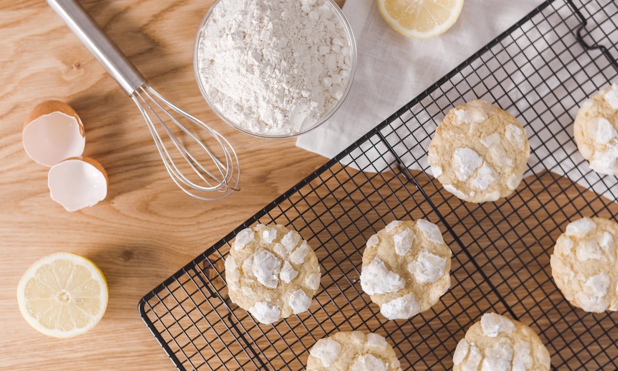 Galletas Craqueladas de Limón