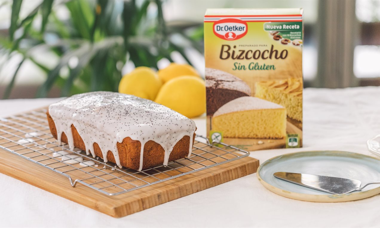 Bizcocho de Limón y Amapolas sin gluten