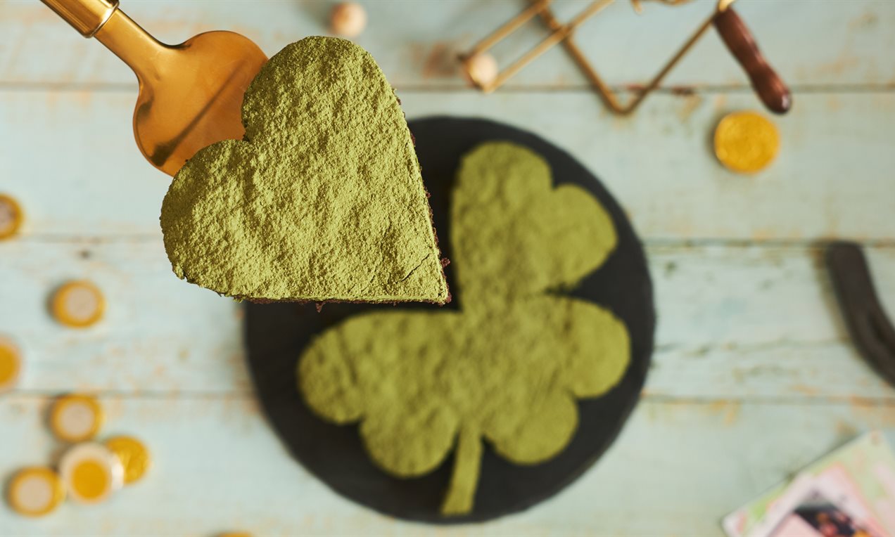 Tarta de Chocolate con té matcha