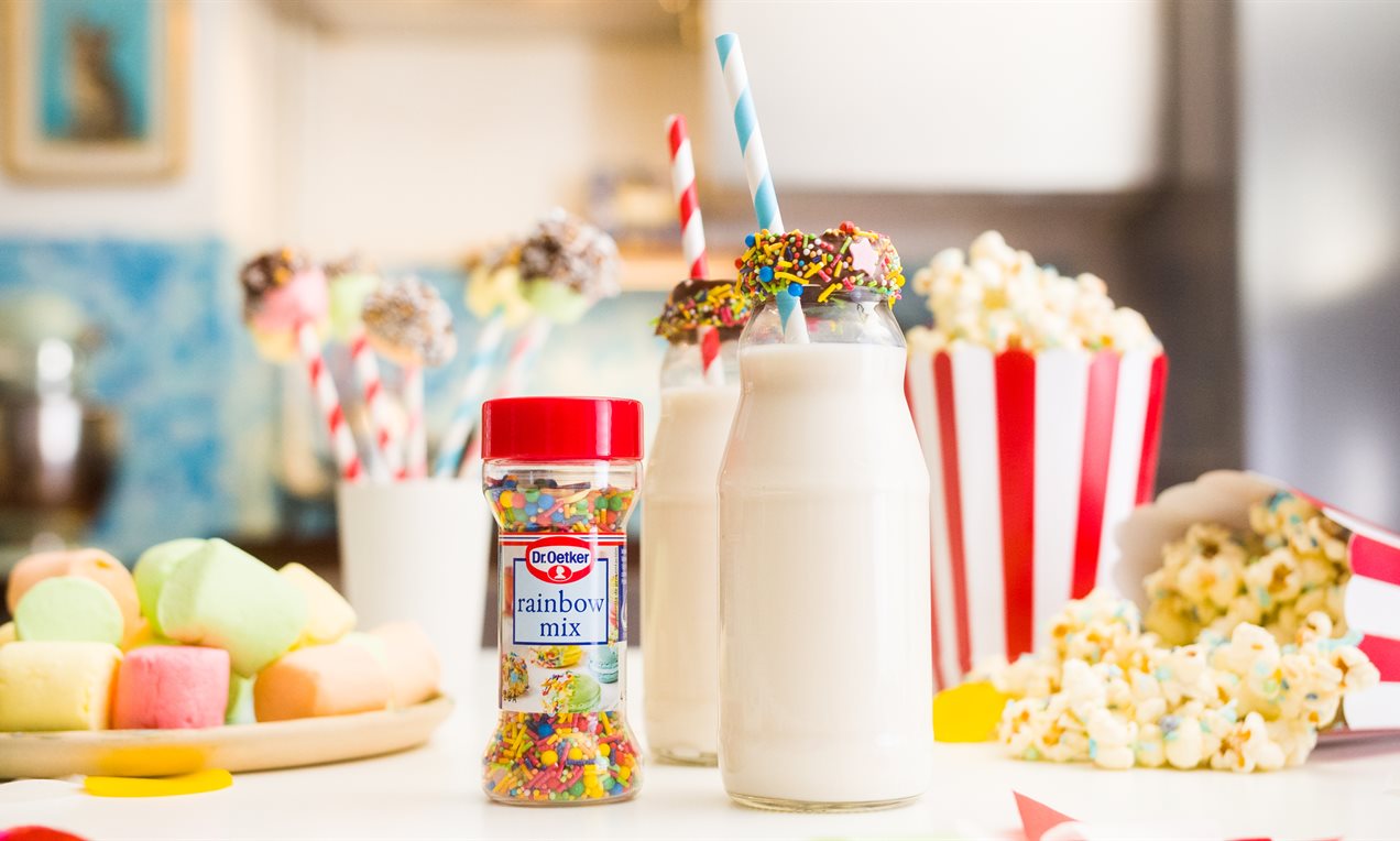 Merienda de Cumpleaños con Sprinkles: Botellitas