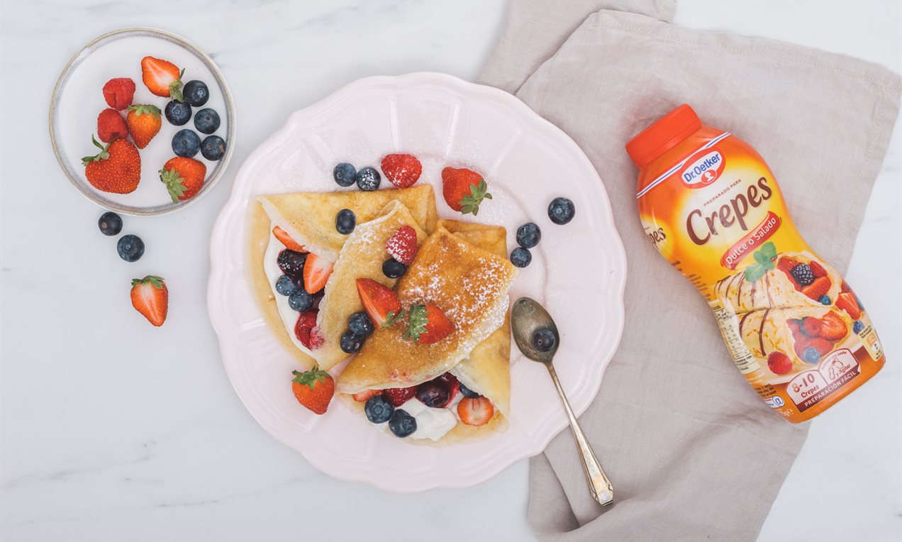 Crepes de Frutos Rojos