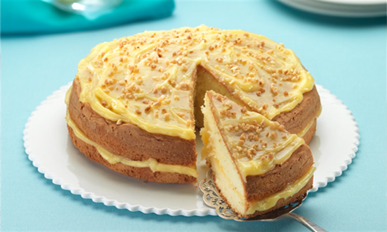 Tarta de crema de limón