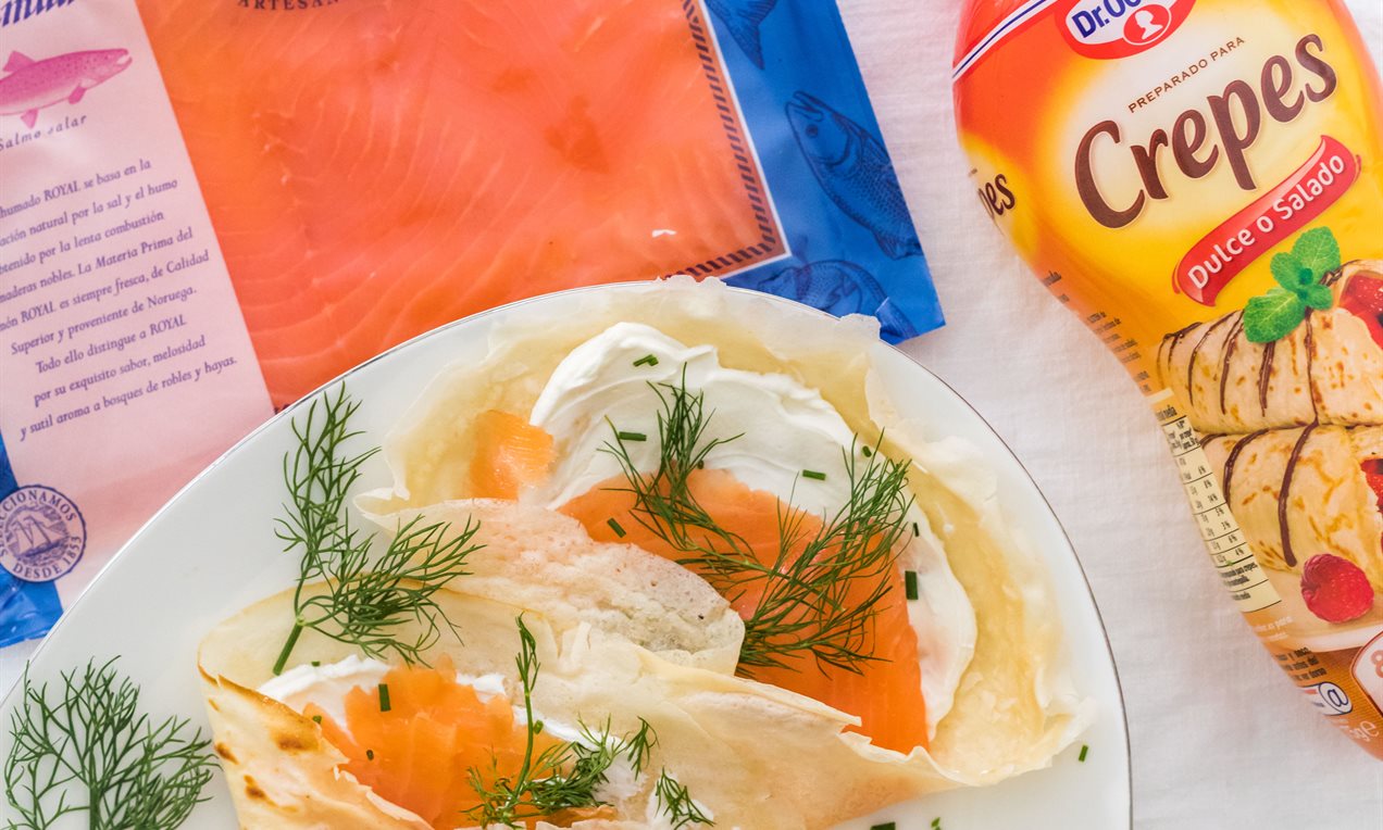 Crepes de Salmón
